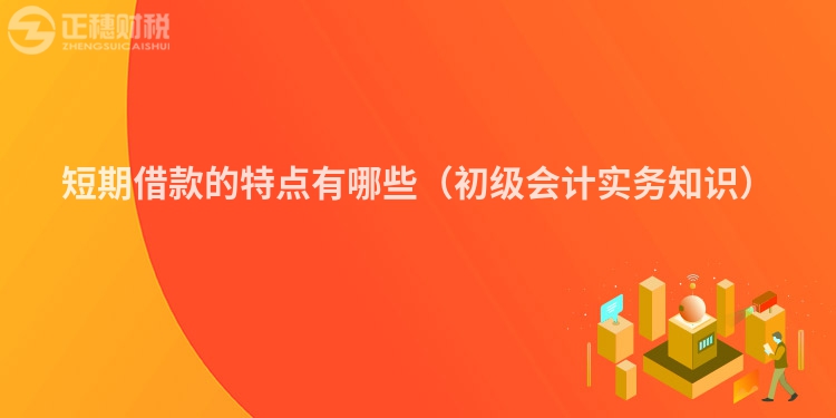 短期借款的特点有哪些（初级会计实务知识）