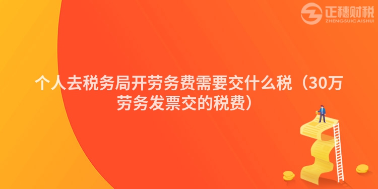个人去税务局开劳务费需要交什么税（30万劳务发票交的税费）
