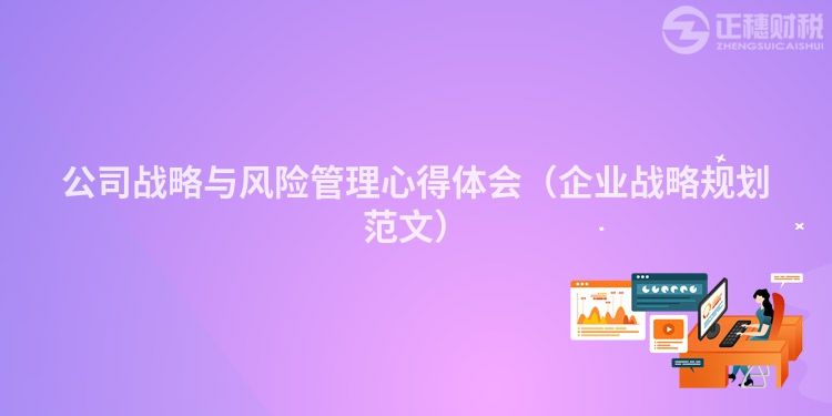 公司战略与风险管理心得体会（企业战略规划范文）