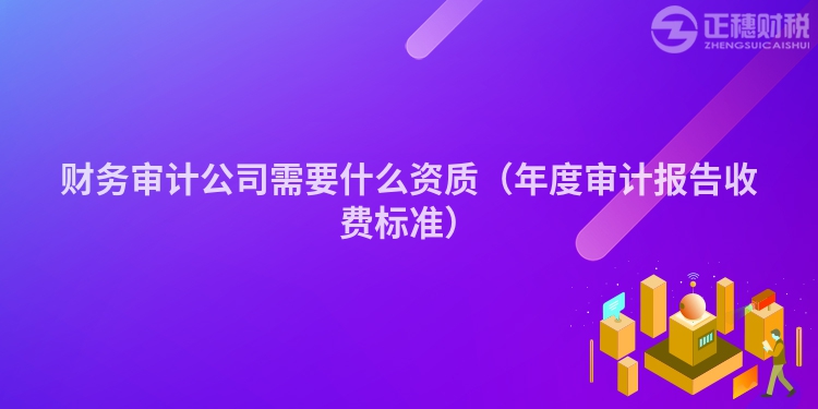财务审计公司需要什么资质（年度审计报告收费标准）