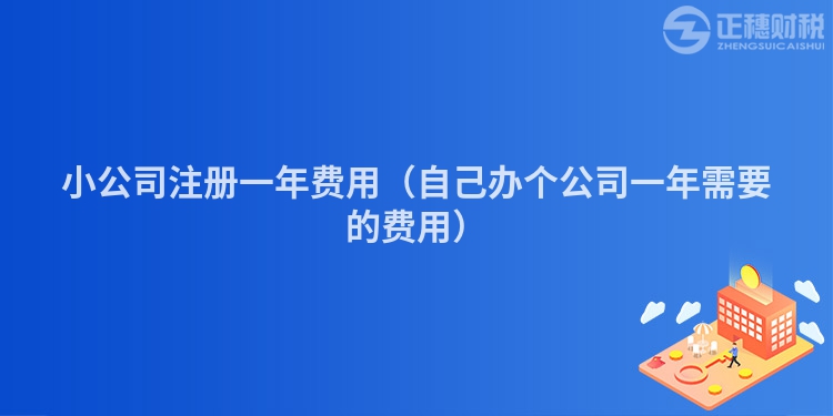 小公司注册一年费用（自己办个公司一年需要的费用）